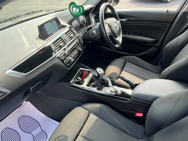 BMW 1 Series 116D Sport Hatchback Black #4