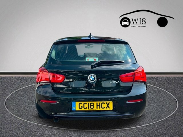 BMW 1 Series 116D Sport Hatchback Black #5