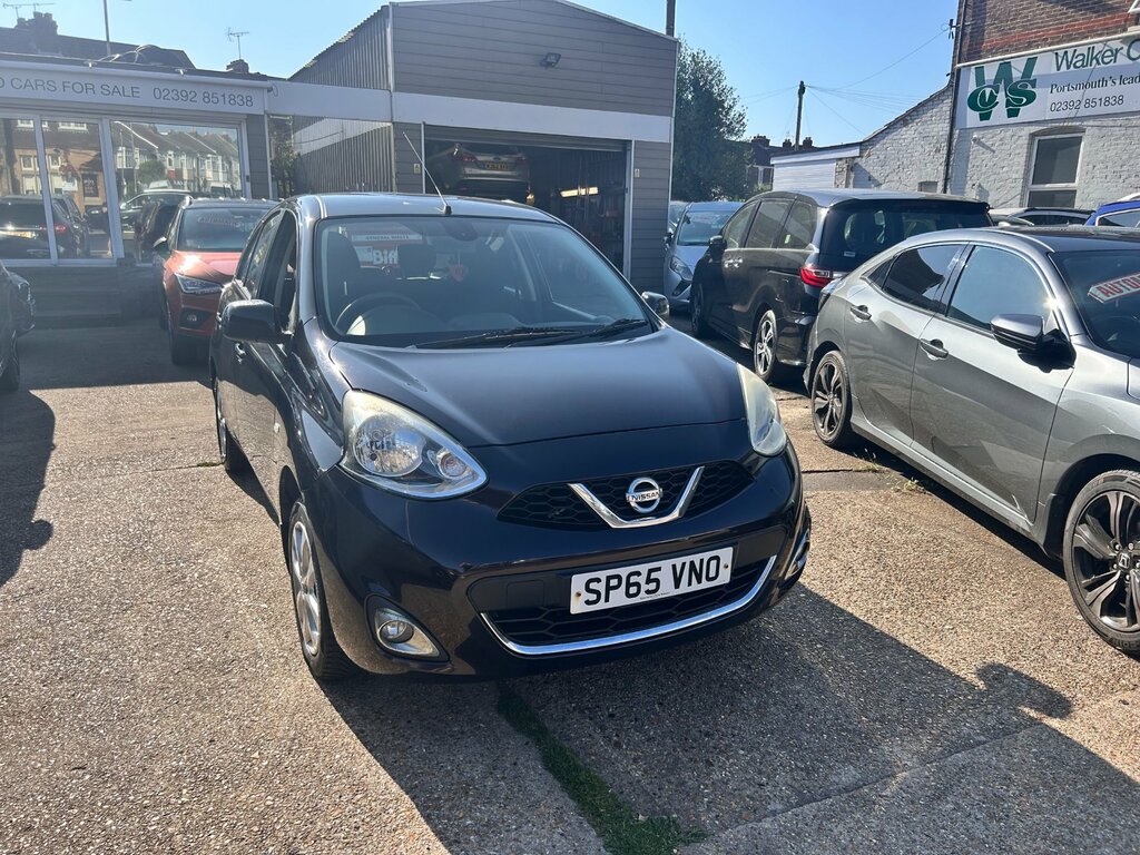 Nissan Micra 1.2 Acenta Hatchback Euro 5 80 SP65VNO Black #5