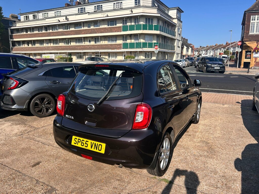 Nissan Micra 1.2 Acenta Hatchback Euro 5 80 SP65VNO Black #4