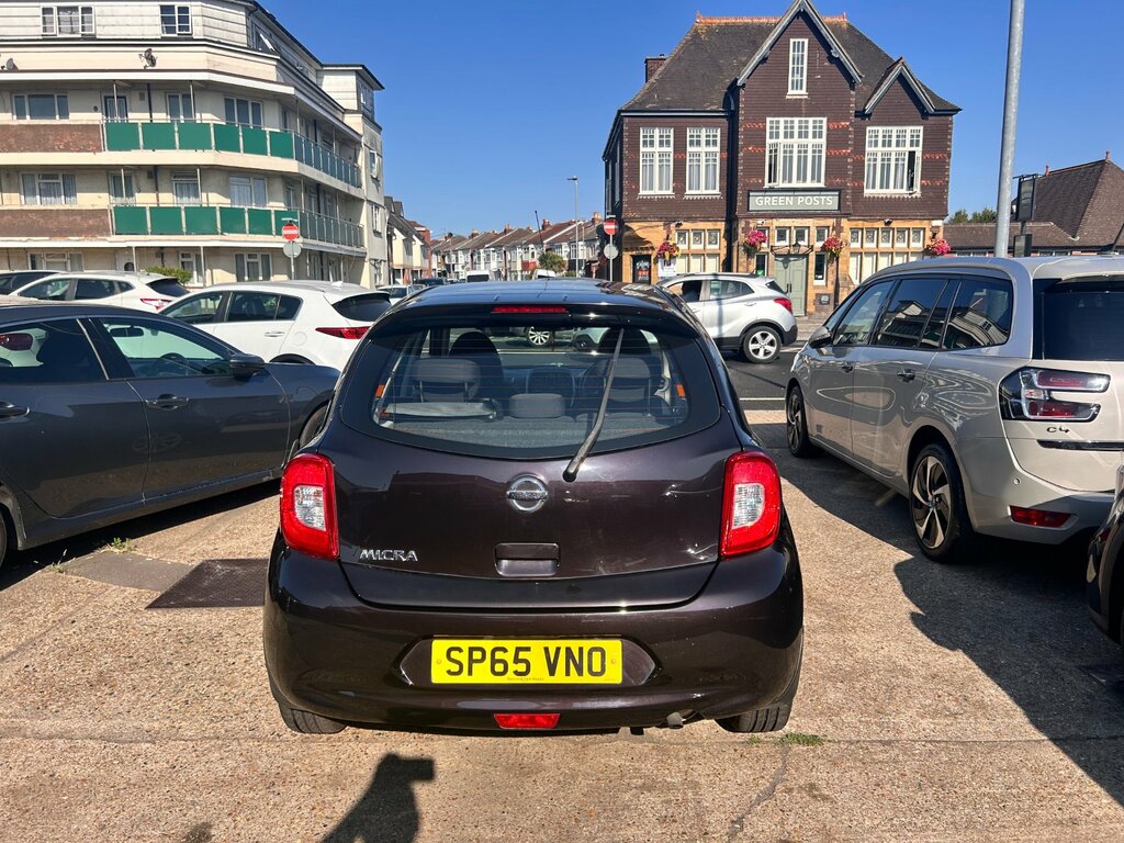 Nissan Micra 1.2 Acenta Hatchback Euro 5 80 SP65VNO Black #3