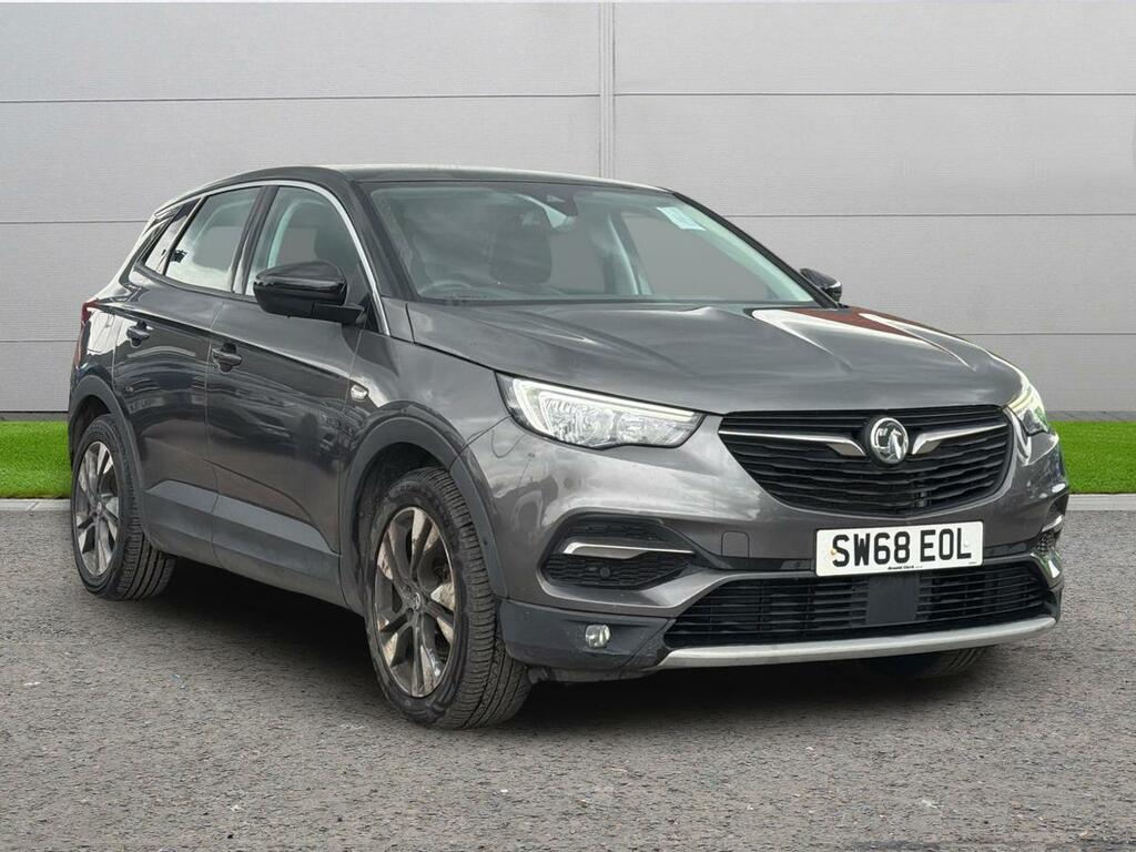 Vauxhall Grandland X 1.2 Turbo Sport Nav Euro 6 Ss SW68EOL Grey