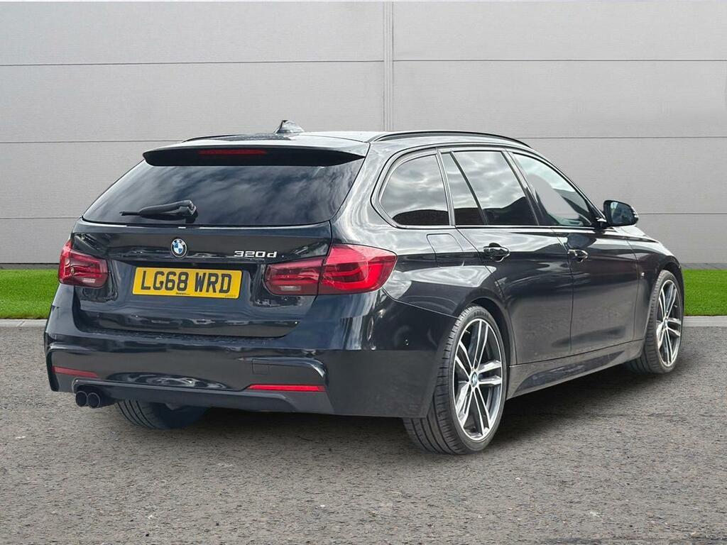 BMW 3 Series 2.0 320D M Sport Shadow Edition Touring Euro LG68WRD Black #5