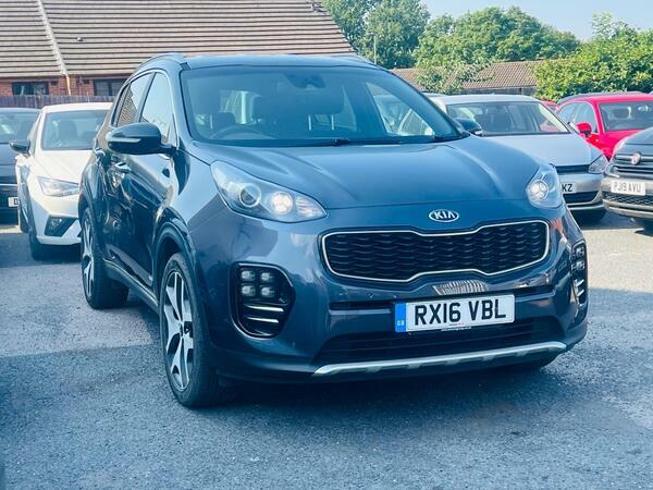 Kia Sportage 2.0 Crdi Gt-line Awd Euro 6 RX16VBL Silver #3