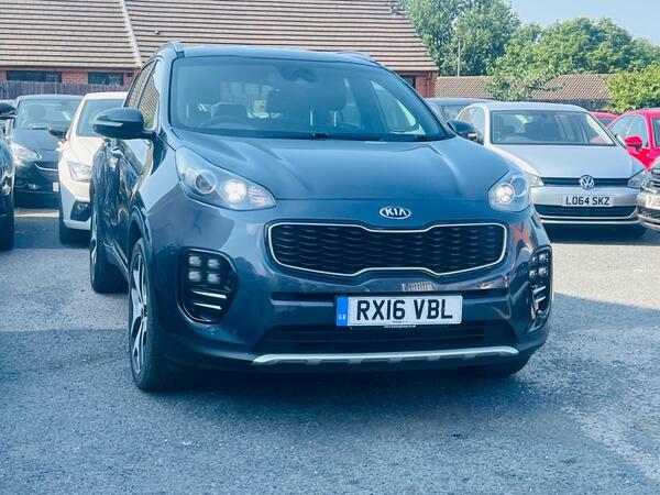 Kia Sportage 2.0 Crdi Gt-line Awd Euro 6 RX16VBL Silver #2