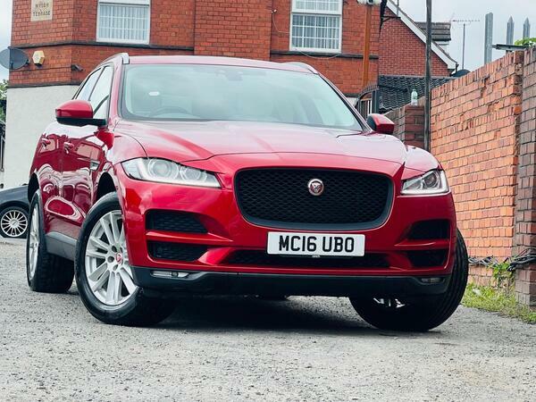 Jaguar F-Pace 2.0 D180 Portfolio Awd Euro 6 Ss Red