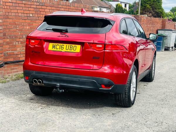 Jaguar F-Pace 2.0 D180 Portfolio Awd Euro 6 Ss Red #3
