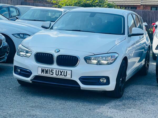 BMW 1 Series 1.5 116D Sport Euro 6 Ss MW15UXU White #3