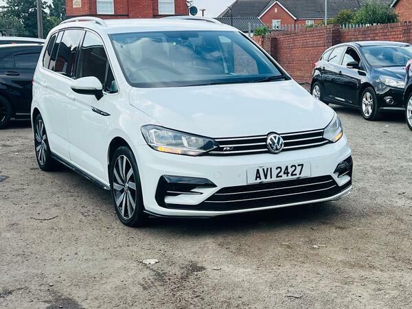 Volkswagen Touran 2.0 Tdi Bluemotion Tech R-line Euro 6 Ss White #6