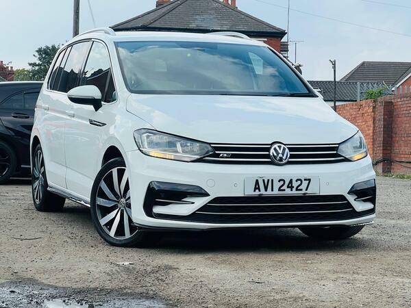Volkswagen Touran 2.0 Tdi Bluemotion Tech R-line Euro 6 Ss White #4