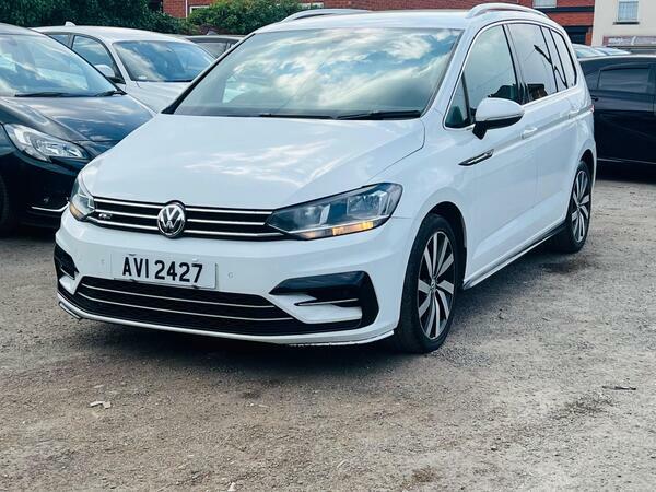Volkswagen Touran 2.0 Tdi Bluemotion Tech R-line Euro 6 Ss White #2