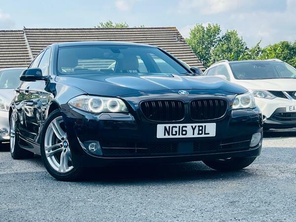 BMW 5 Series 2.0 520D M Sport Euro 6 Ss NG16YBL Black #3