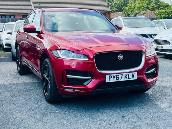 Jaguar F-Pace 2.0 D180 R-sport Awd Euro 6 Ss Red #5