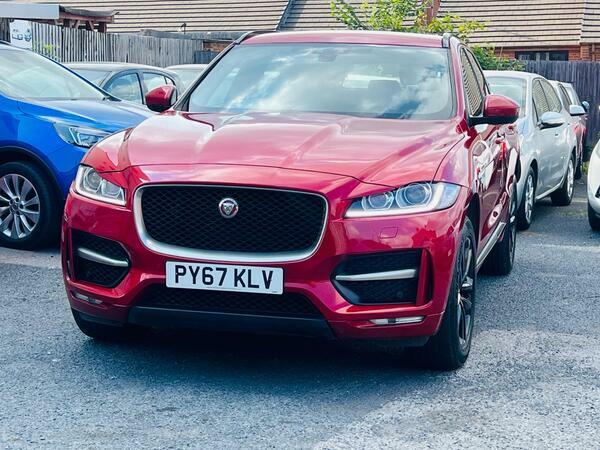 Jaguar F-Pace 2.0 D180 R-sport Awd Euro 6 Ss Red #2