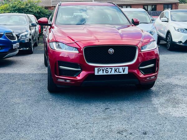 Jaguar F-Pace 2.0 D180 R-sport Awd Euro 6 Ss Red #6