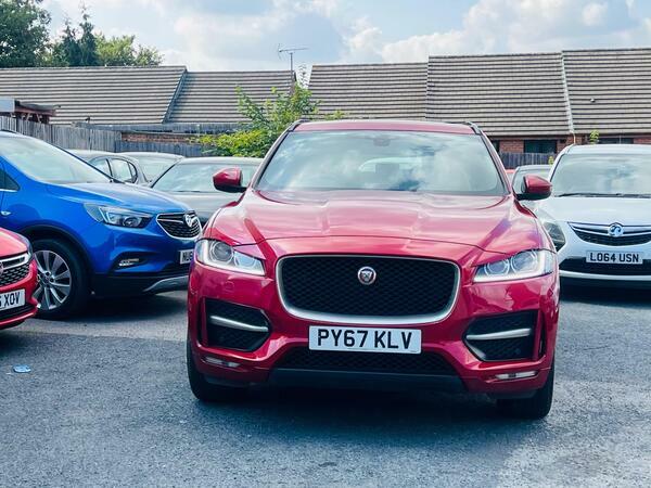 Jaguar F-Pace 2.0 D180 R-sport Awd Euro 6 Ss Red #3