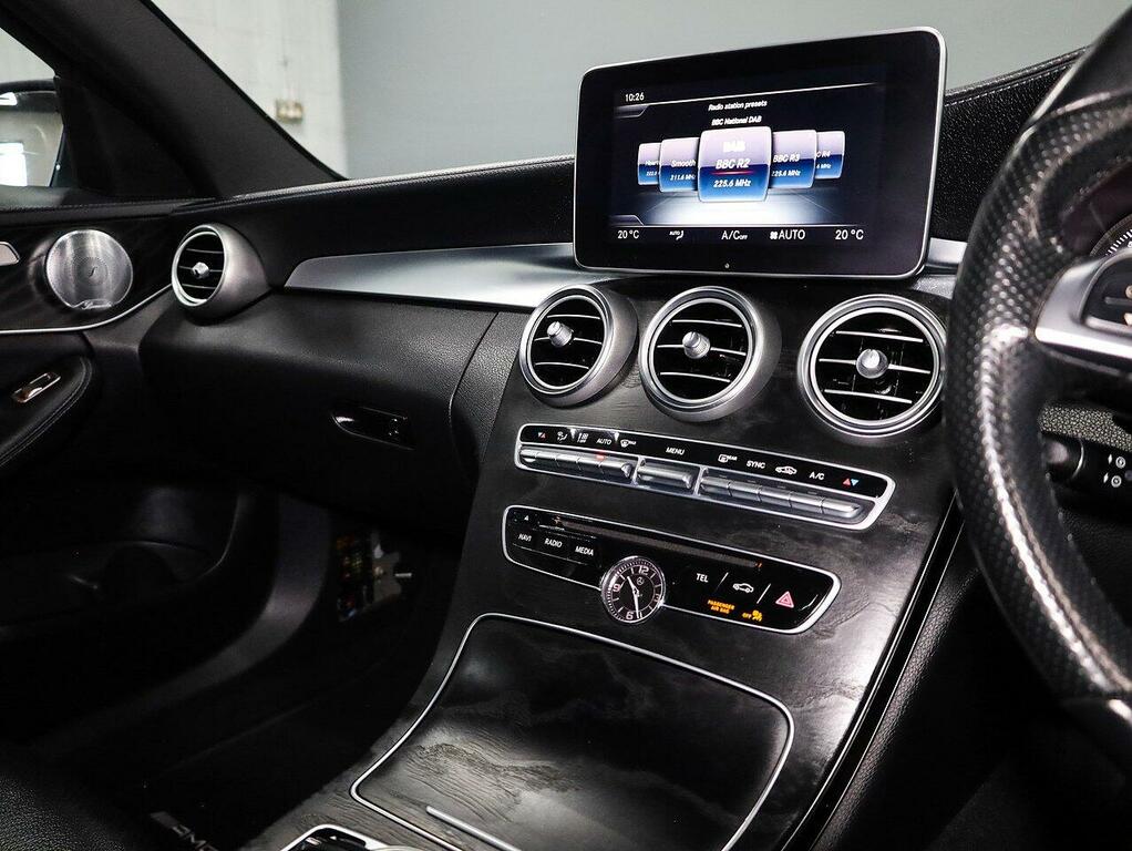 Mercedes-Benz C Class C220d Amg Line Premium Plus Estate KM16WVS Black #4