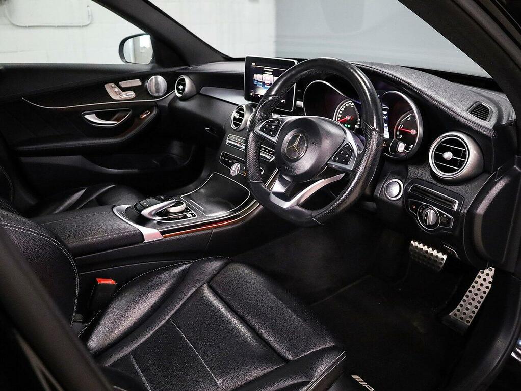 Mercedes-Benz C Class C220d Amg Line Premium Plus Estate KM16WVS Black #3