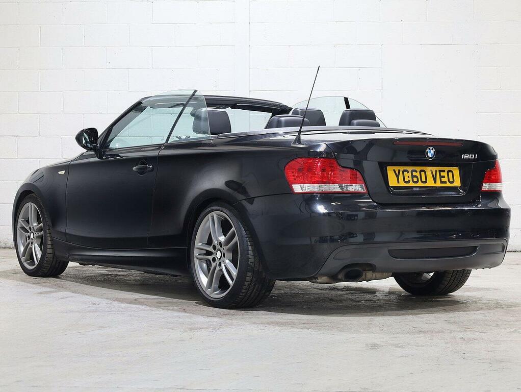 BMW 1 Series 120I M Sport Convertible Black #2