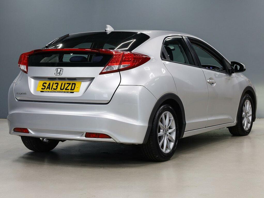 Honda Civic I-vtec Ex Silver #9