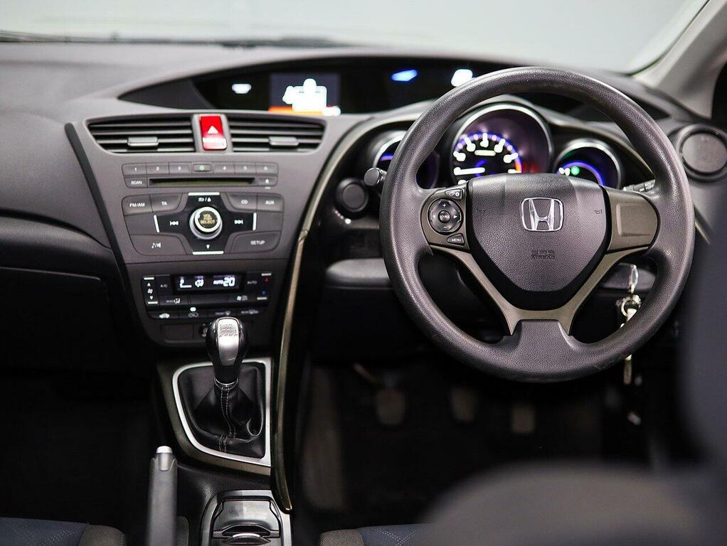 Honda Civic I-vtec Ex Silver #12