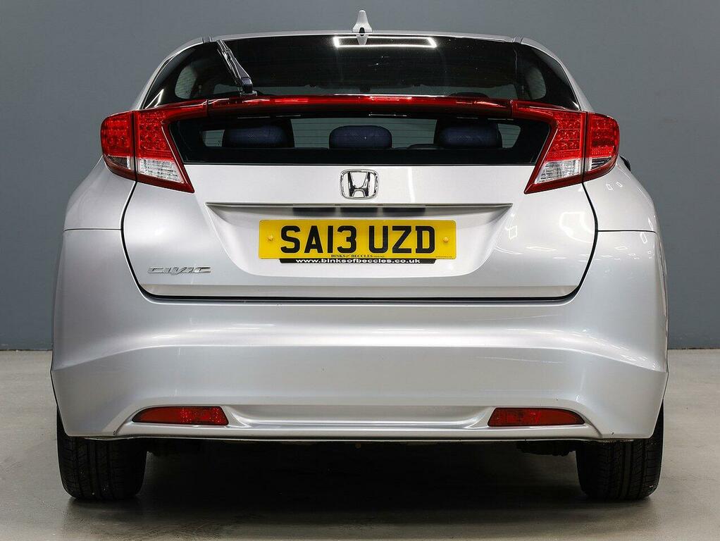 Honda Civic I-vtec Ex Silver #8