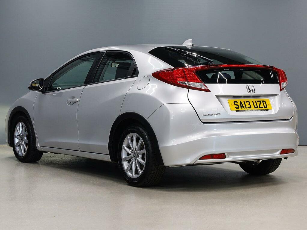 Honda Civic I-vtec Ex Silver #7