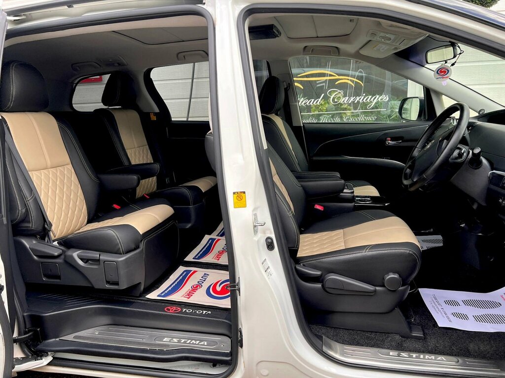 Toyota Estima 2.4 Aeras - Twin Sunroof - Leather White #6