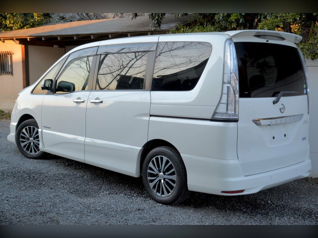 Nissan Serena Hybrid 2.0C , Black , Leather , 8 Seat Black #8