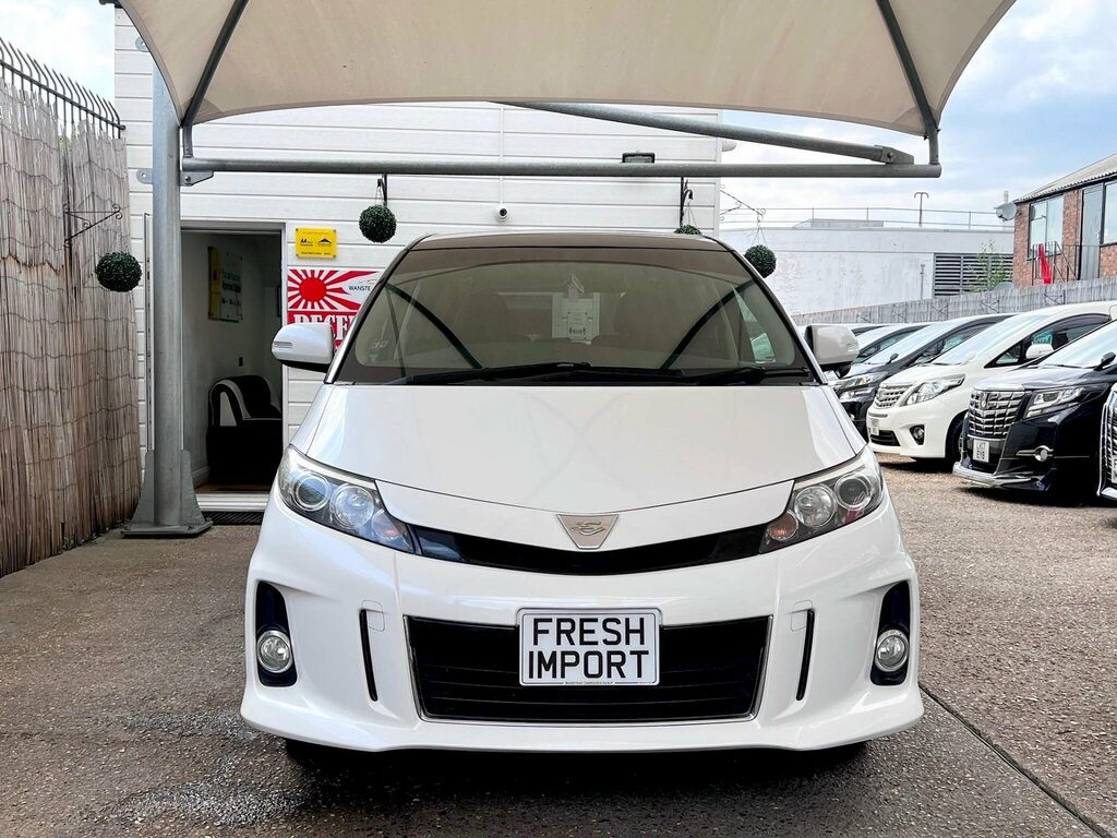 Toyota Estima 2.4 Aeras -Twin Sunroof-leather White #6