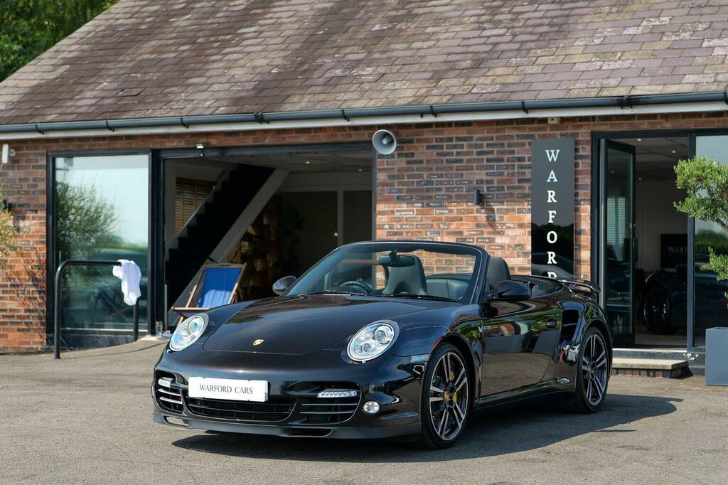 Porsche 911 3.8 997 Turbo S Cabriolet Pdk Awd Black #2
