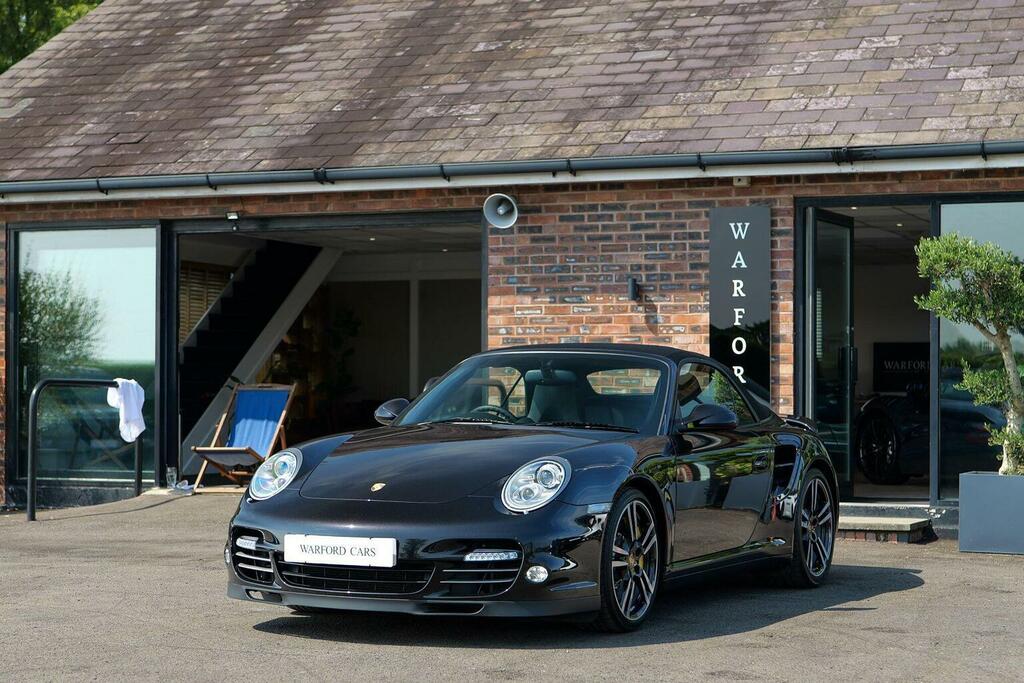 Porsche 911 3.8 997 Turbo S Cabriolet Pdk Awd Black #3