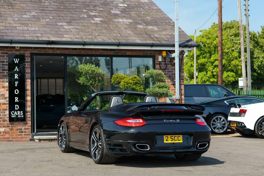 Porsche 911 3.8 997 Turbo S Cabriolet Pdk Awd Black #6