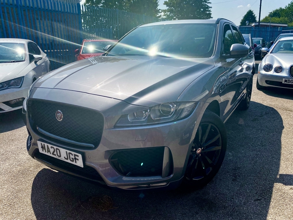 Jaguar F-Pace Estate 2.0 Chequered Flag Awd MA20JGF Grey #2