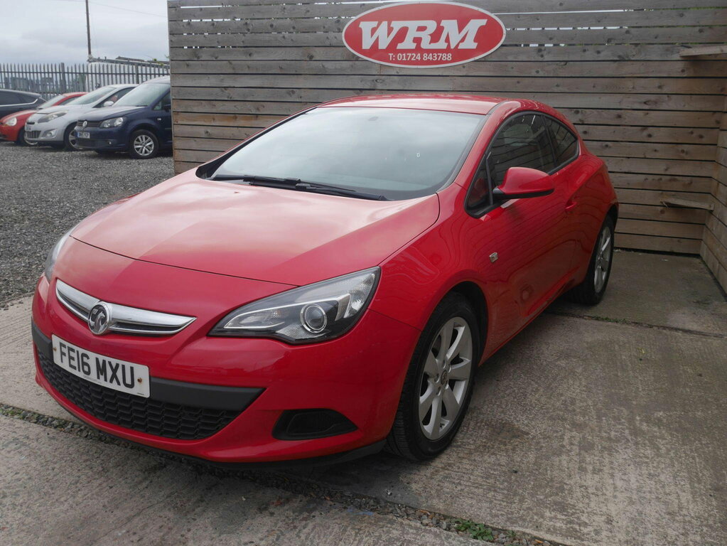 Vauxhall Astra GTC 1.4T 16V Sport Coupe Euro 5 Ss Red #4