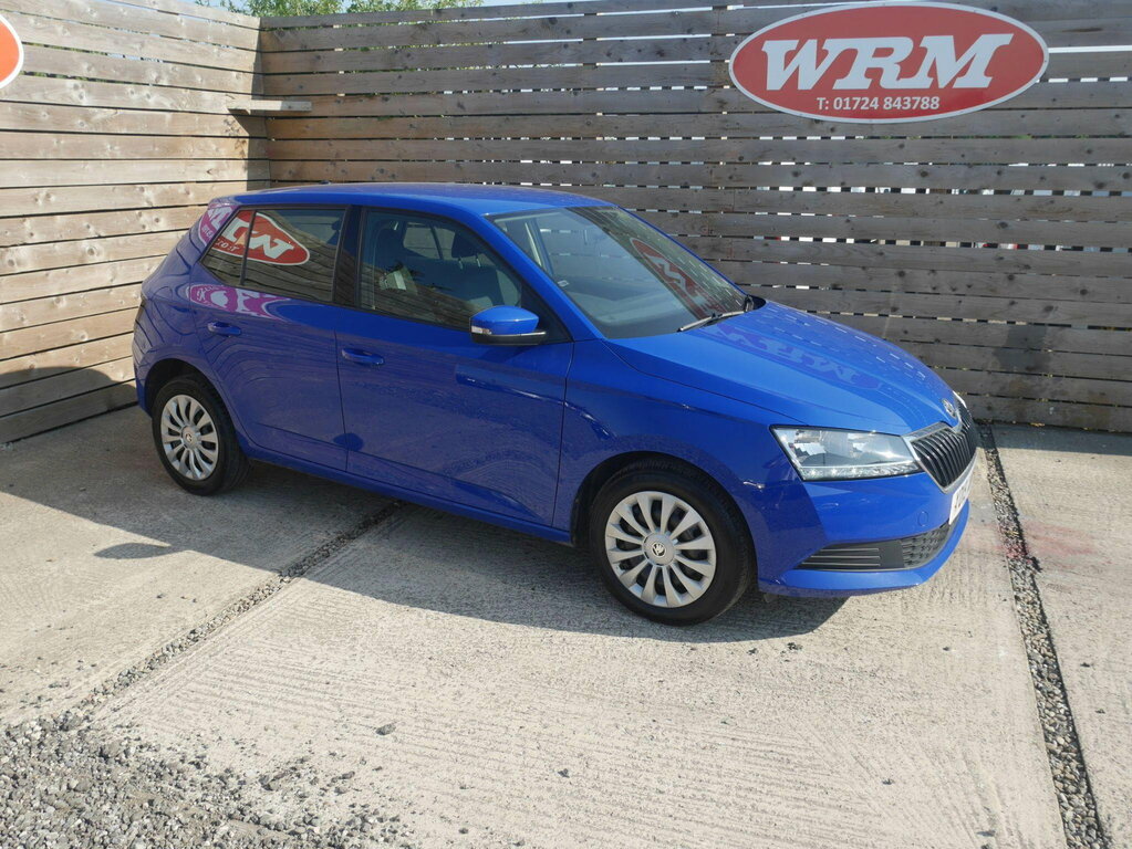 Skoda Fabia 1.0 S Hatchback Euro 6 Ss 60 YO19XWK Blue #2