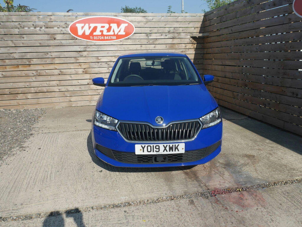 Skoda Fabia 1.0 S Hatchback Euro 6 Ss 60 YO19XWK Blue #3