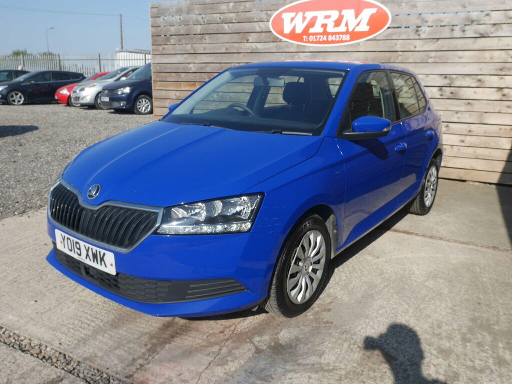 Skoda Fabia 1.0 S Hatchback Euro 6 Ss 60 YO19XWK Blue #4