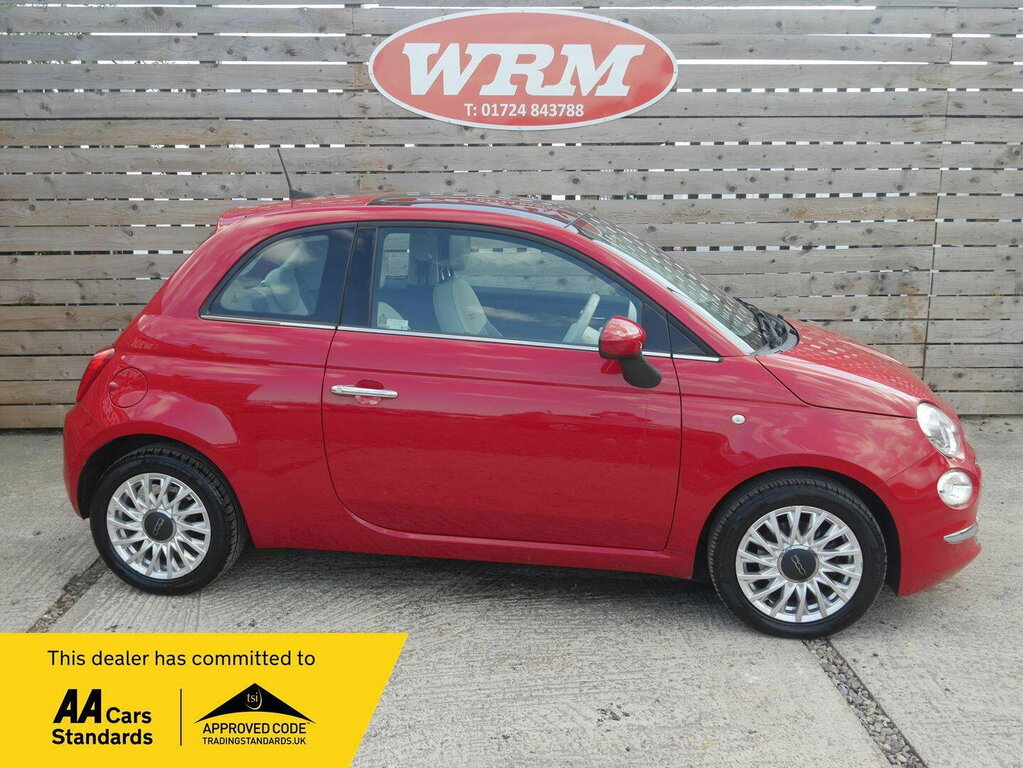 Fiat 500 1.2 Lounge Hatchback Euro 6 Ss Red
