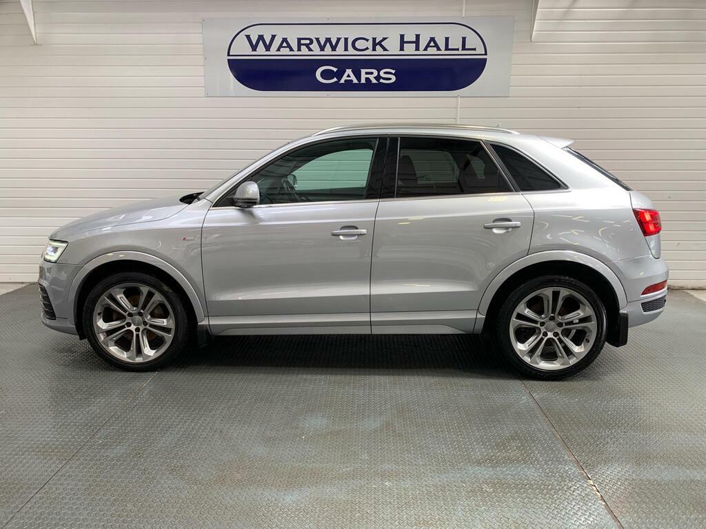 Audi Q3 2.0 Tdi S Line Plus Quattro Euro 6 Ss YR66HTG Silver #2