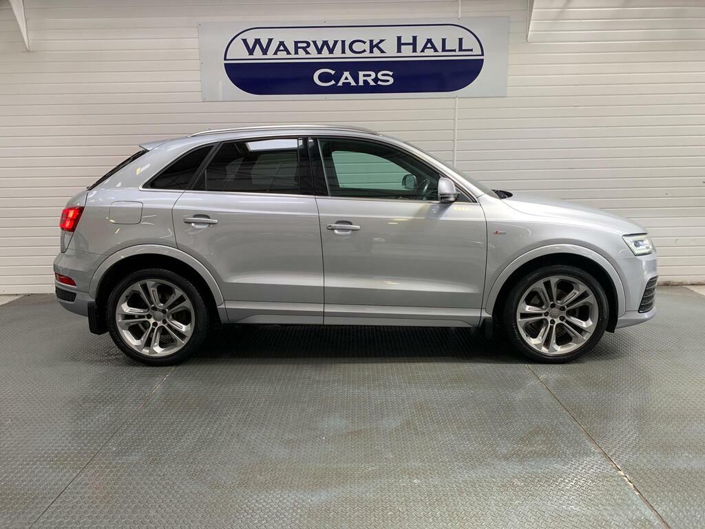 Audi Q3 2.0 Tdi S Line Plus Quattro Euro 6 Ss YR66HTG Silver #3