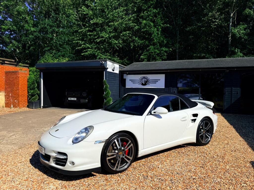 Porsche 911 3.8 997 Turbo Cabriolet Pdk Awd White #2