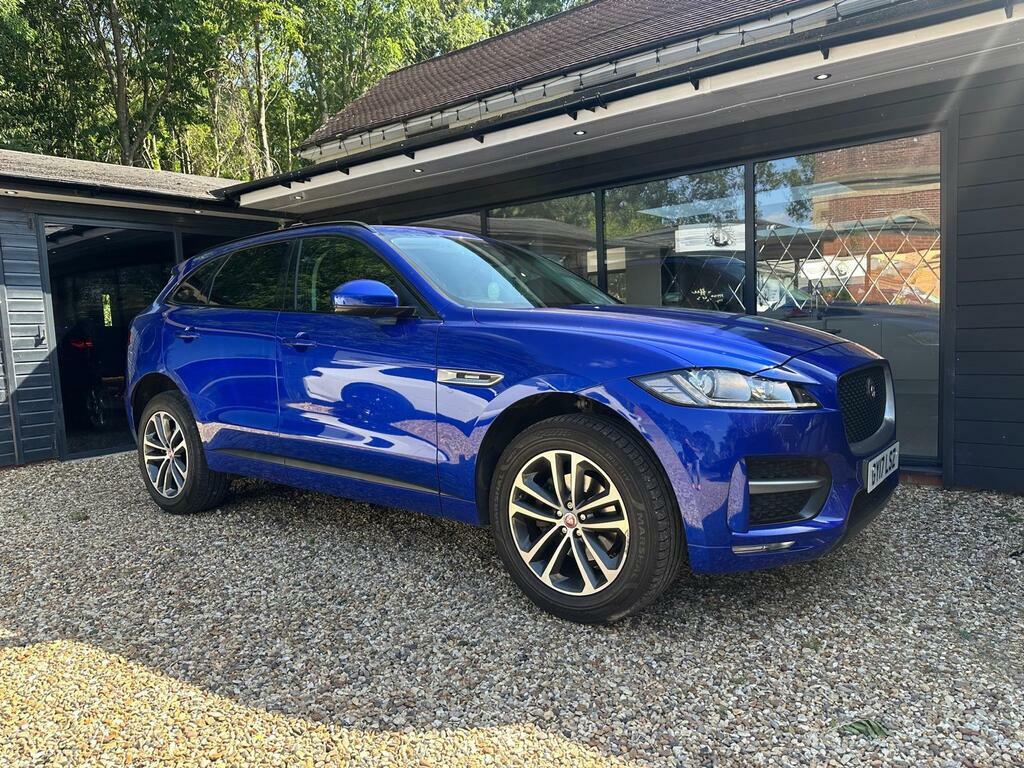 Jaguar F-Pace 2.0 D180 R-sport Awd Euro 6 S S GY17LSZ Blue #2