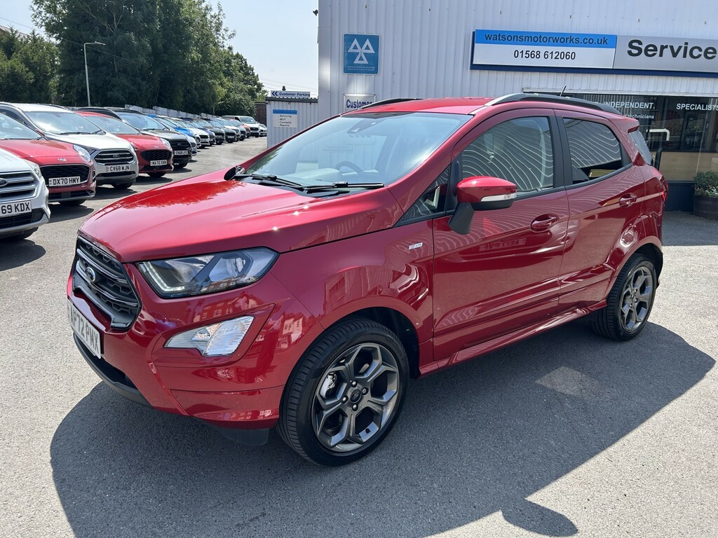 Ford Ecosport 1.0 Ecosport St-line 1.0L Ford Ecoboost 140 Red