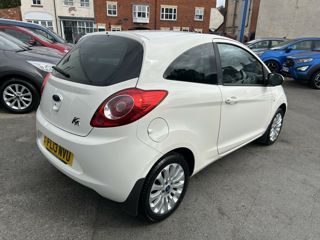 Ford KA Hatchback 1.2 Zetec 2013 White #2