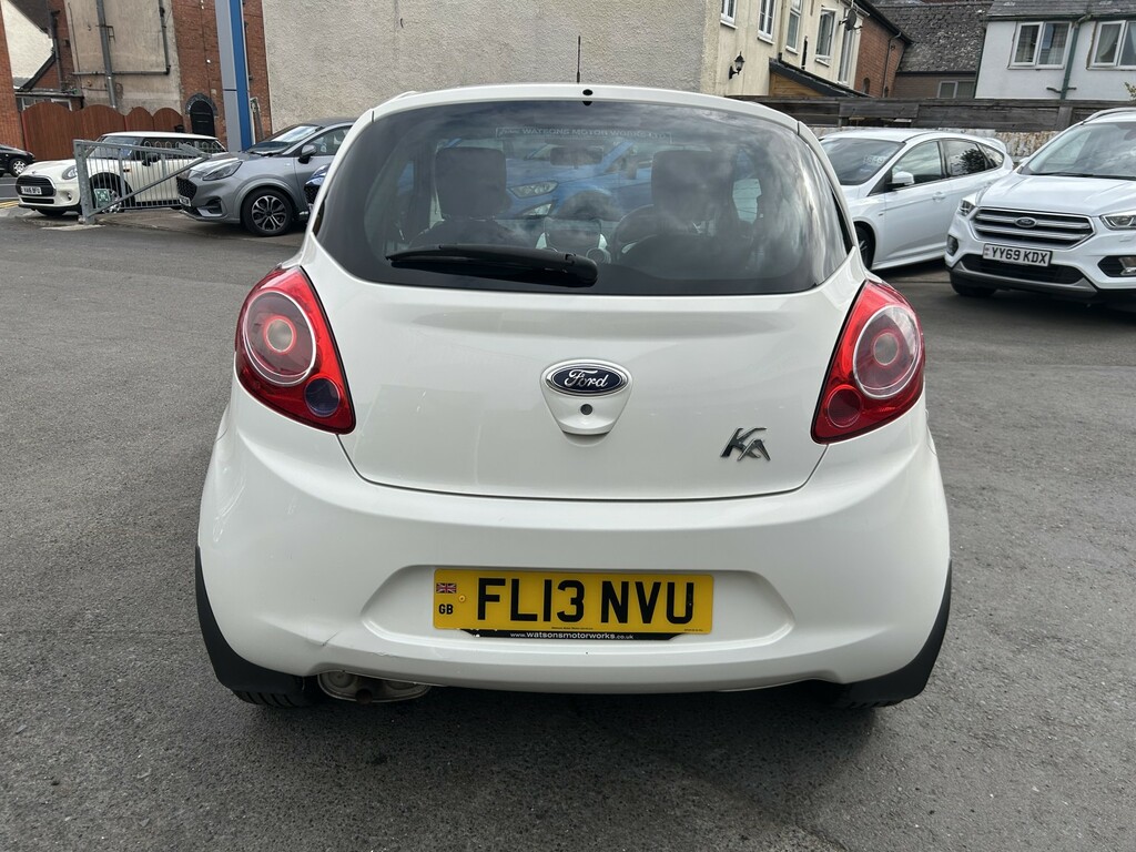Ford KA Hatchback 1.2 Zetec 2013 White #3