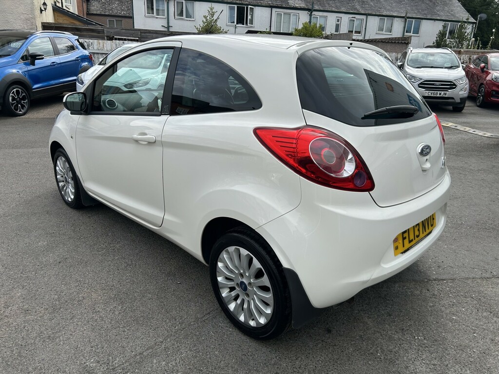 Ford KA Hatchback 1.2 Zetec 2013 White #4