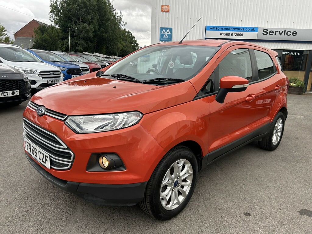 Ford Ecosport 1.0 T Ecoboost Zetec, 55256 Miles, New Cambelt Red