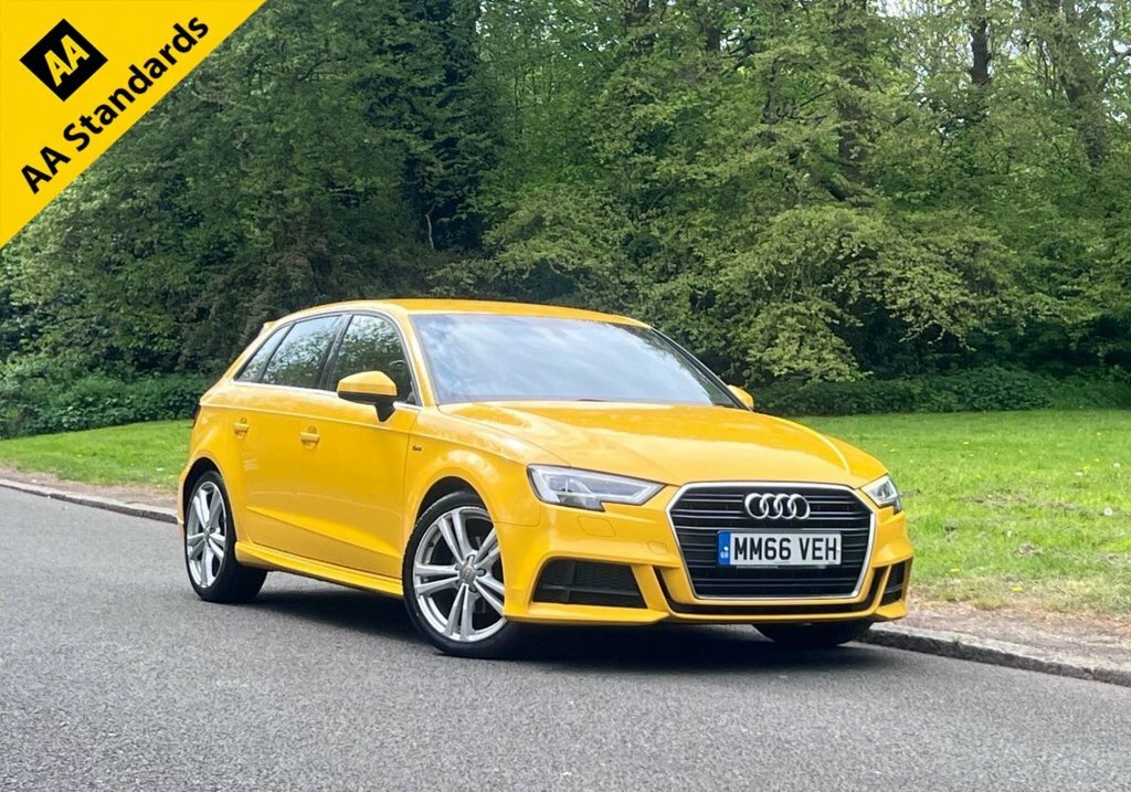 Audi A3 2L S Line Yellow