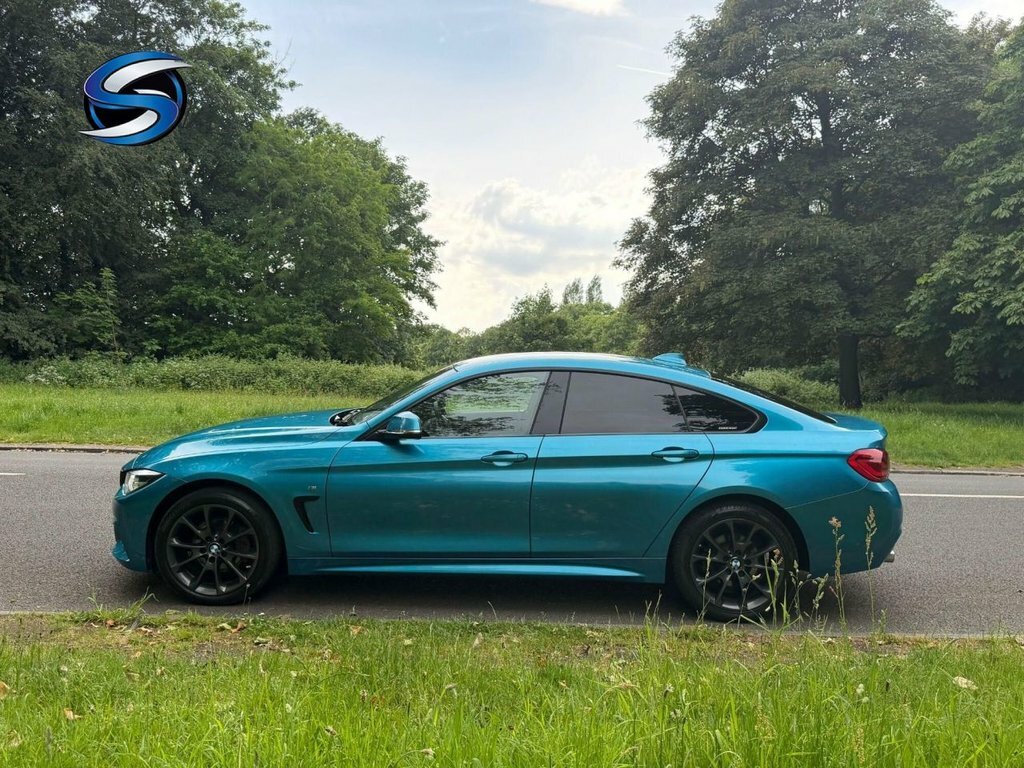 BMW 4 Series Gran Coupe 2L M Sport SD18LFZ Blue #5